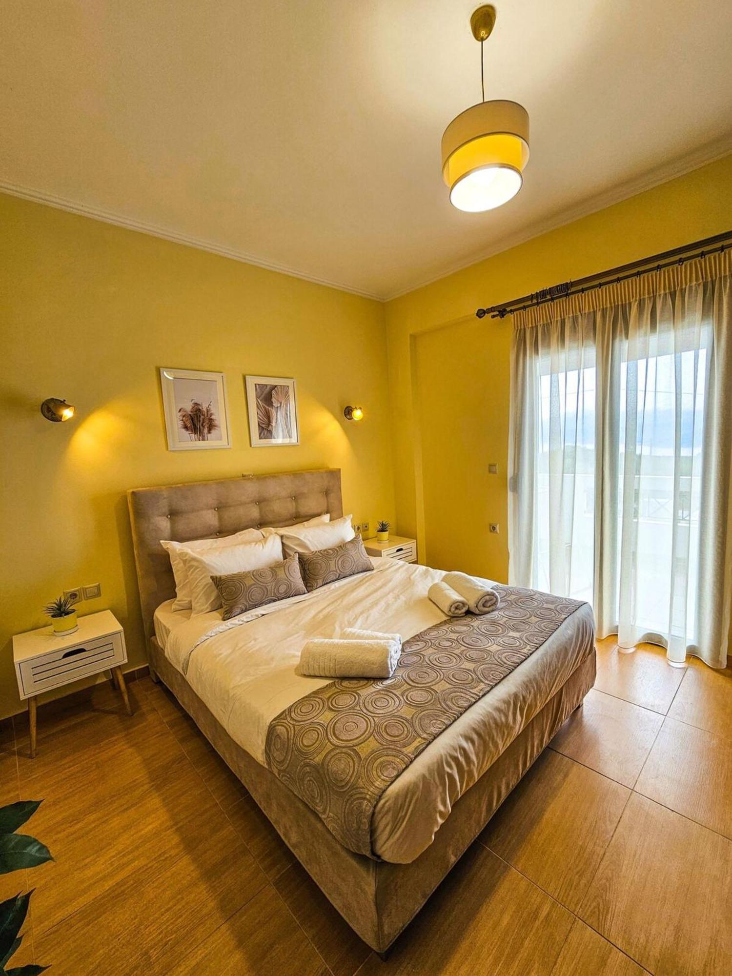 Villa Aitheras With Sea Views And Garden Sternai Exterior photo