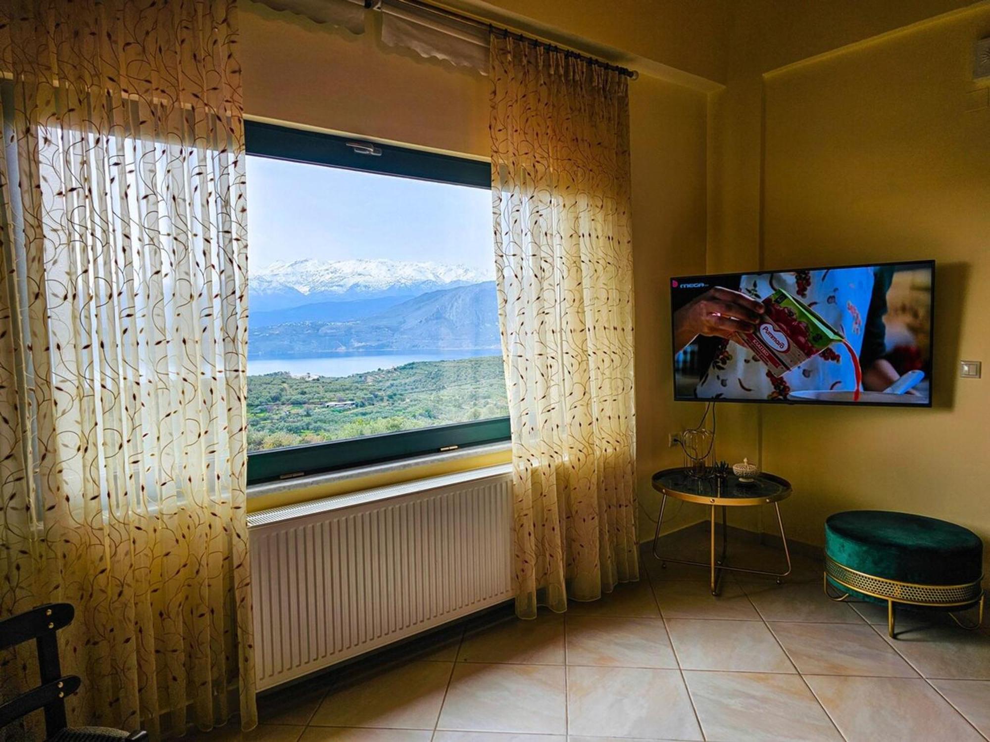 Villa Aitheras With Sea Views And Garden Sternai Exterior photo