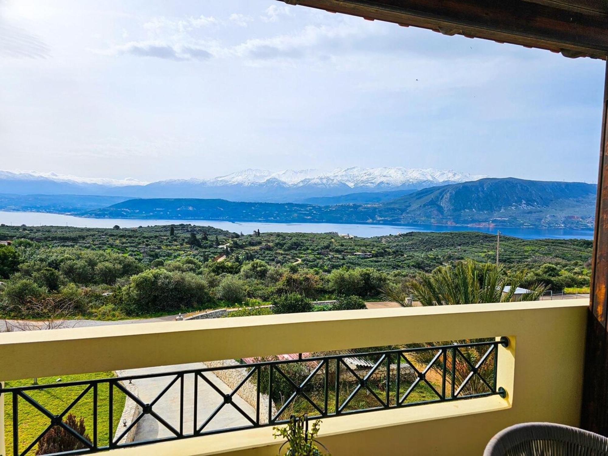Villa Aitheras With Sea Views And Garden Sternai Exterior photo